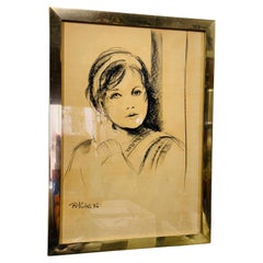 Quadro Ritratto di Giovane Fanciulla 1975
