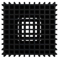 Quadro-Beistelltisch & mehr, inspiriert vom Gittersystem, schwarz 