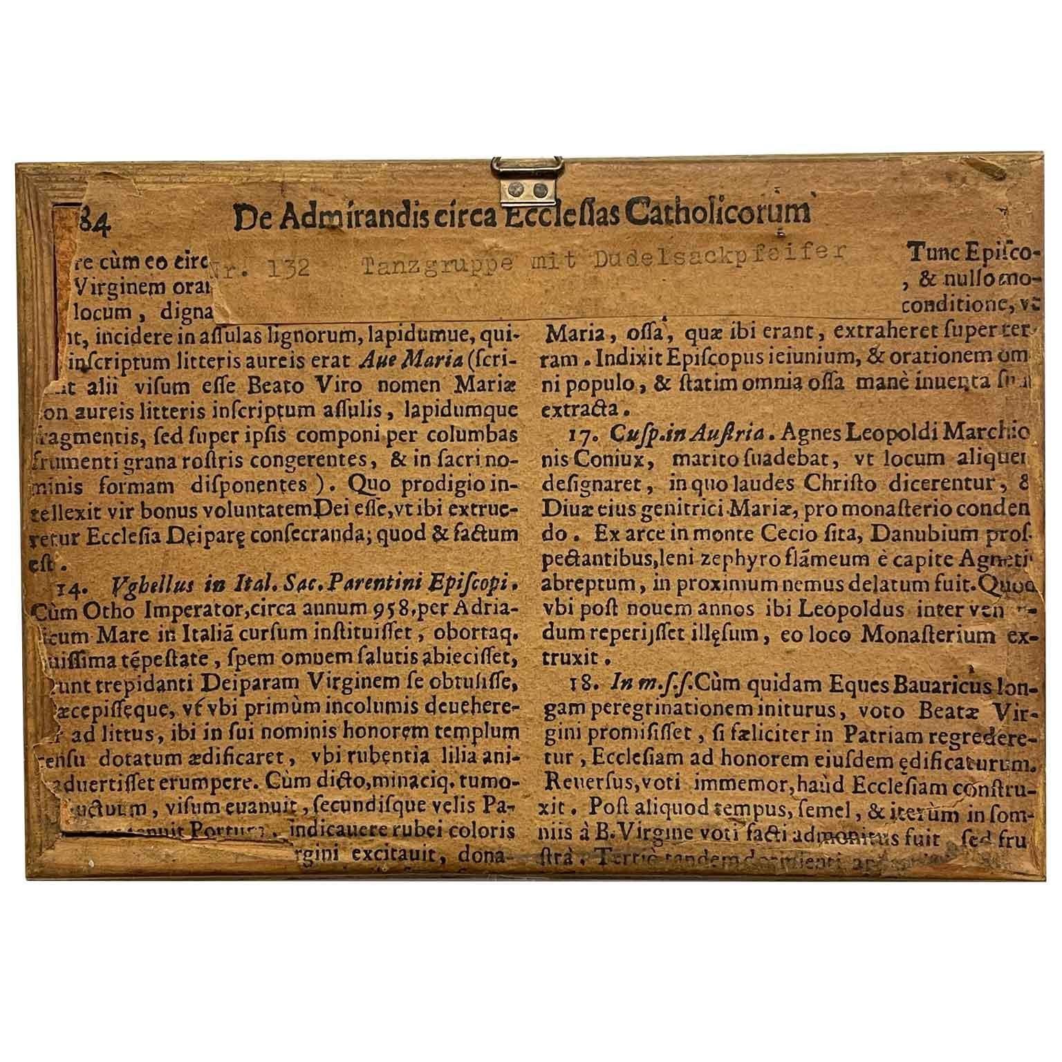 Tanzgruppe mit Dudelsackpfeifer - Tanzgruppe mit Dudelsäcken. Ceroplasta Del 1800 Di Provenienza Nordica polychrome Wachskomposition, die eine Genreszene mit vier Figuren in der Kleidung des 17. Jahrhunderts in einem festlichen Moment darstellt. Die