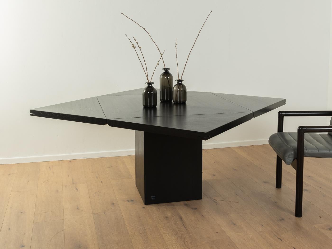 German Quadrondo dining table, Erwin Nagel for Rosenthal For Sale