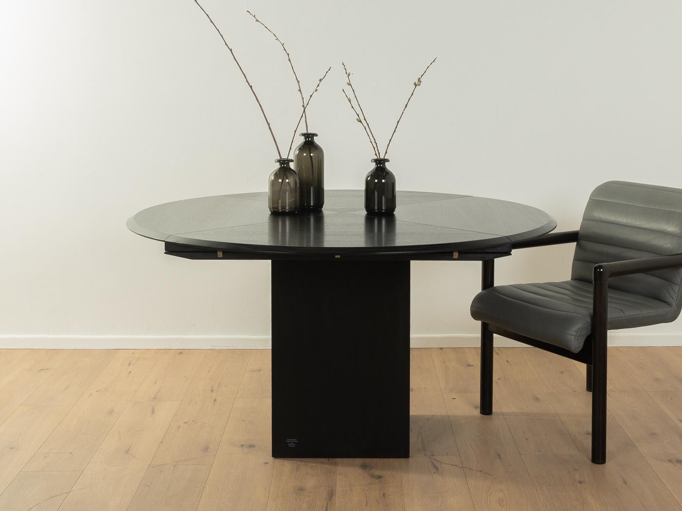 Quadrondo dining table, Erwin Nagel for Rosenthal In Good Condition For Sale In Neuss, NW