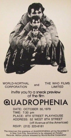 Affiche originale de « Quadrophenia », 1979