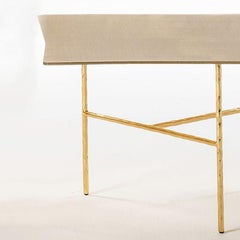 Quadruple Square Coffee Table in Gold or Nickel Finish