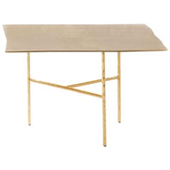 Quadruple Square Coffee Table in Gold or Nickel Finish