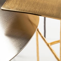 Quadruple Square Side Table in Gold or Nickel Finish