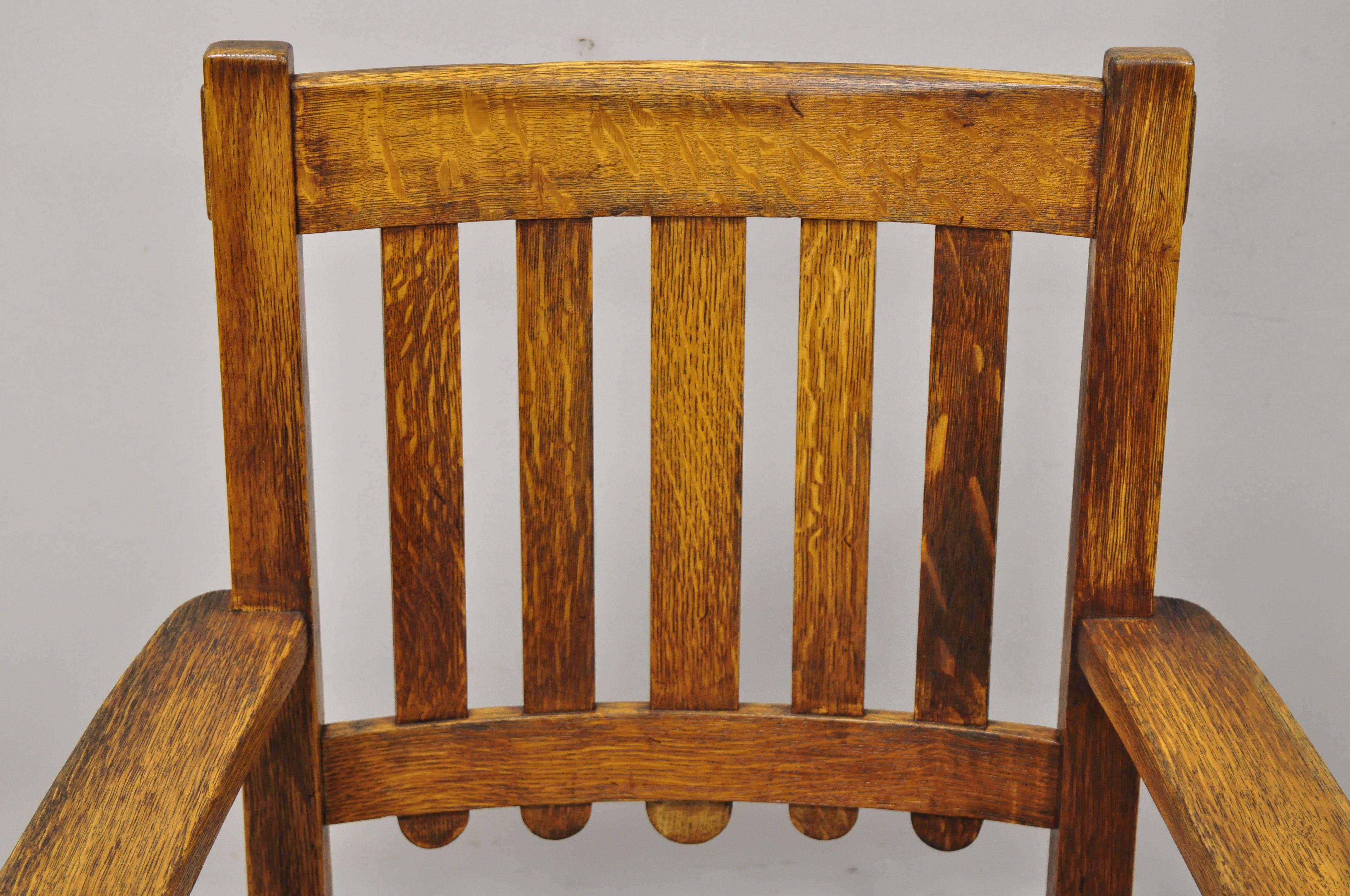 quaint furniture stickley brothers rocking chair