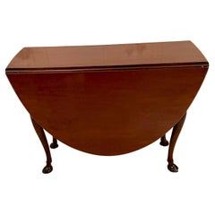 Quality 18th Century Antique George III Mahogany Irish Drop Leaf Table