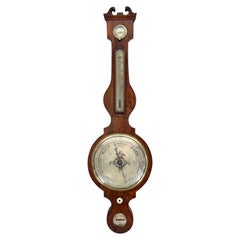 Quality 18th Century Antique Georgian Banjo Barometer