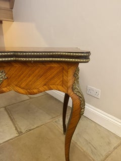 Quality 19th century French Kingwood and cross banded card table