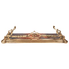 Quality Antique Brass Art Nouveau Fender