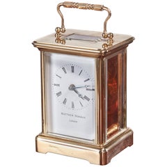 Quality Antique Brass Carriage Clock
