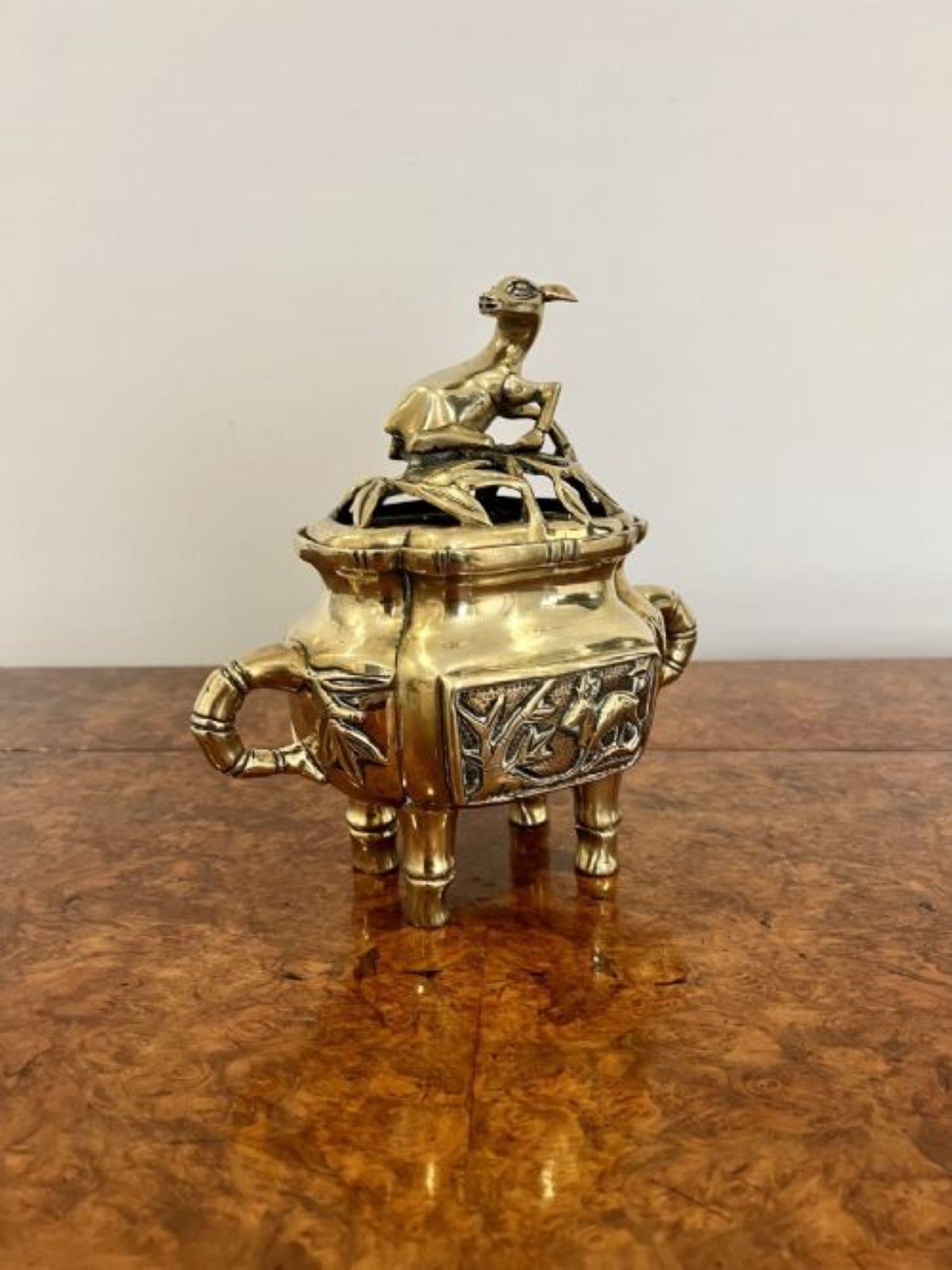 chinese brass incense burner