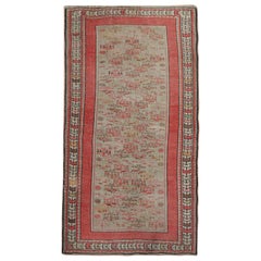 Qualité Tapis Antique Caucasien Tapis Oriental Rose Fait à la Main Tapis de Salon