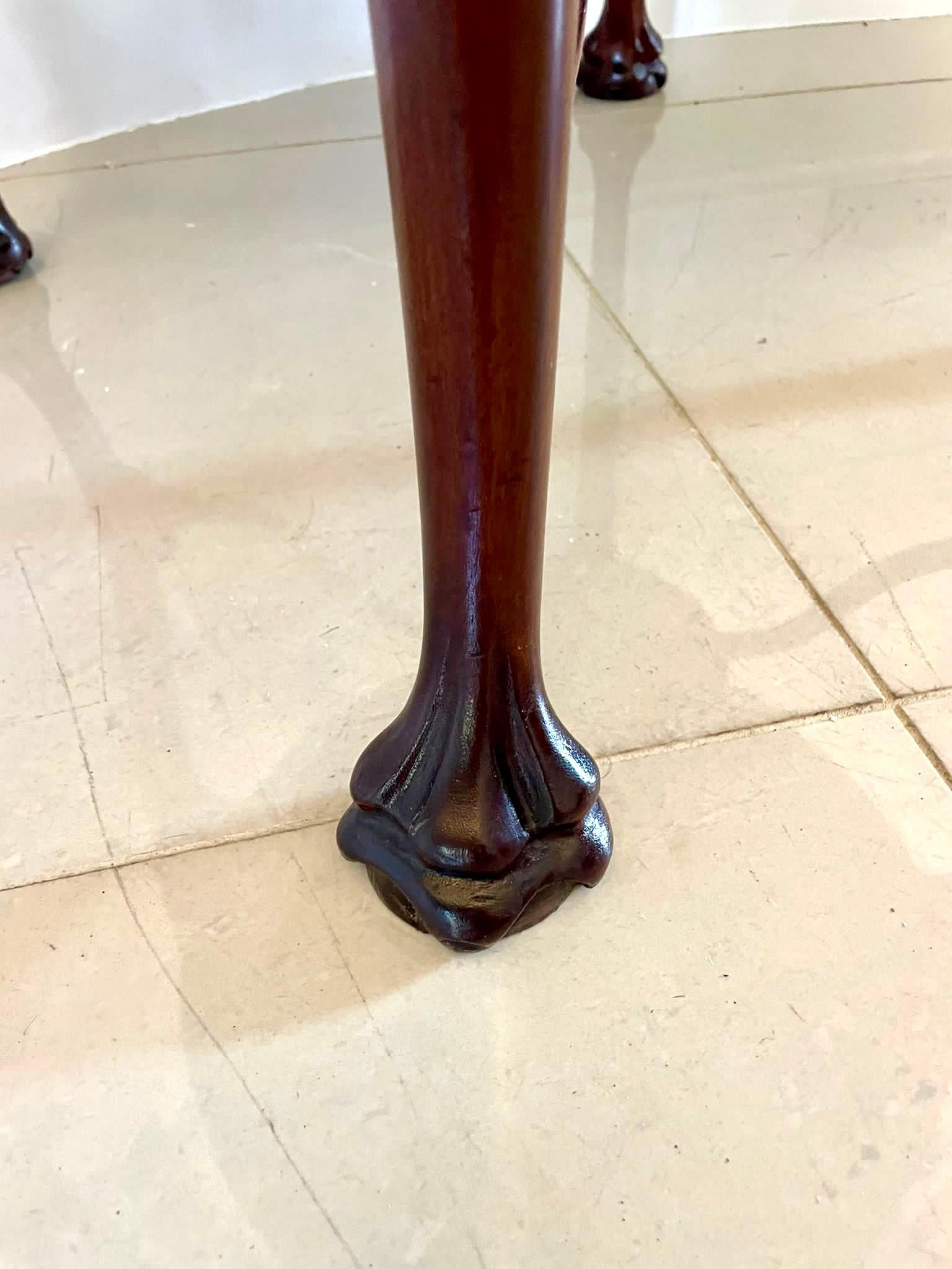 Quality Antique 'Chippendale Revival' Mahogany Centre Table For Sale 4