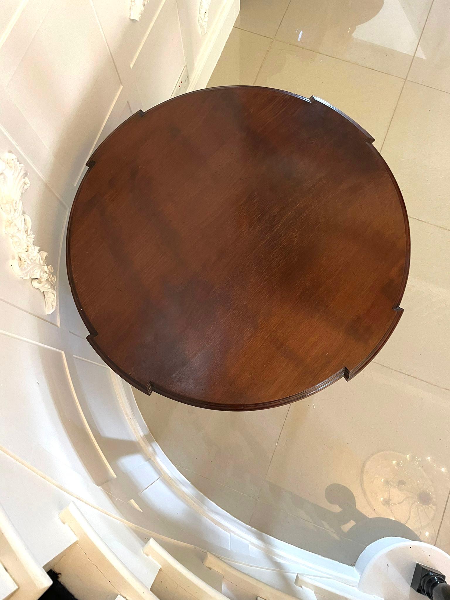 English Quality Antique 'Chippendale Revival' Mahogany Centre Table For Sale