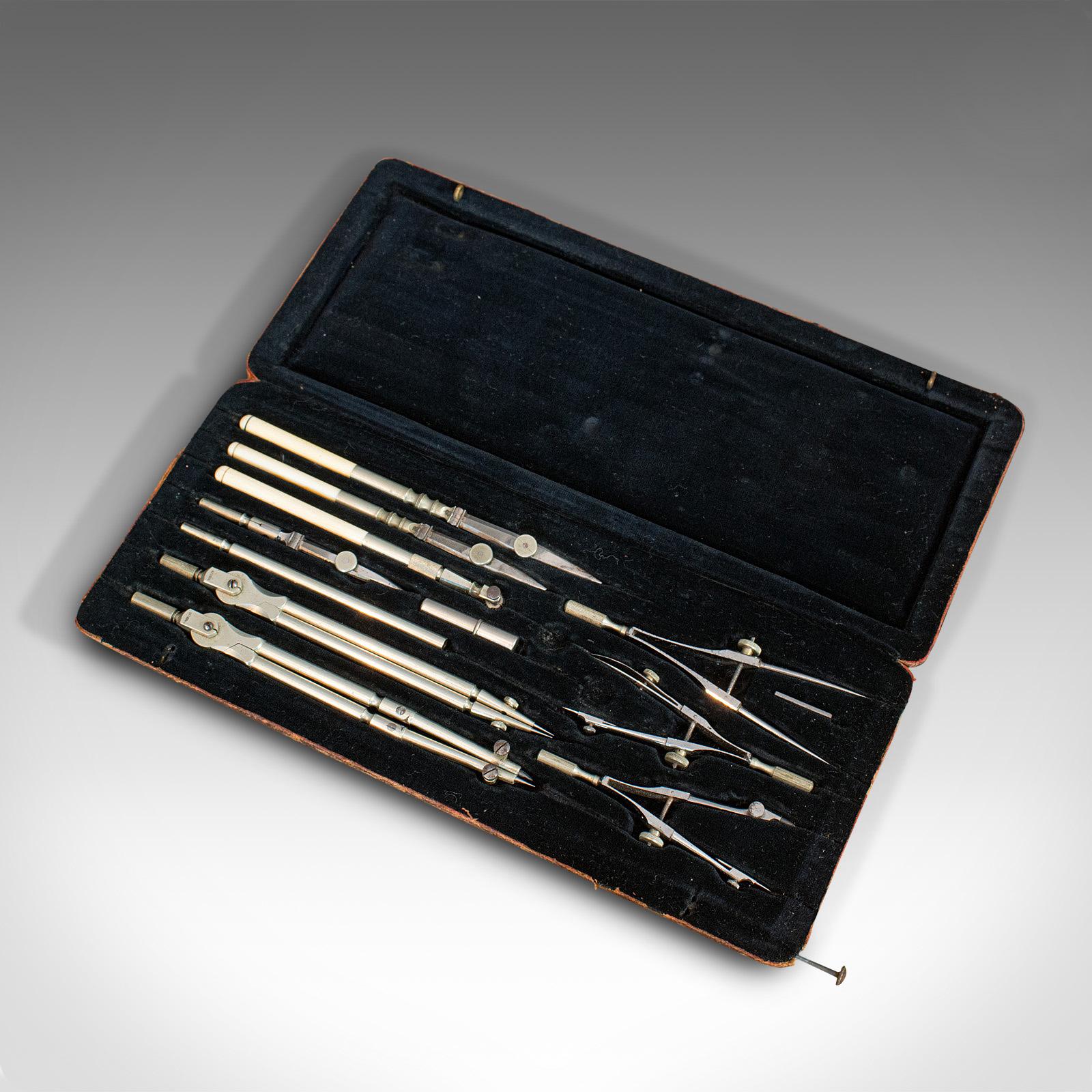 set of drawing instruments
