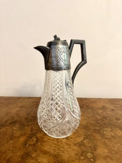 Quality antique Edwardian claret jug