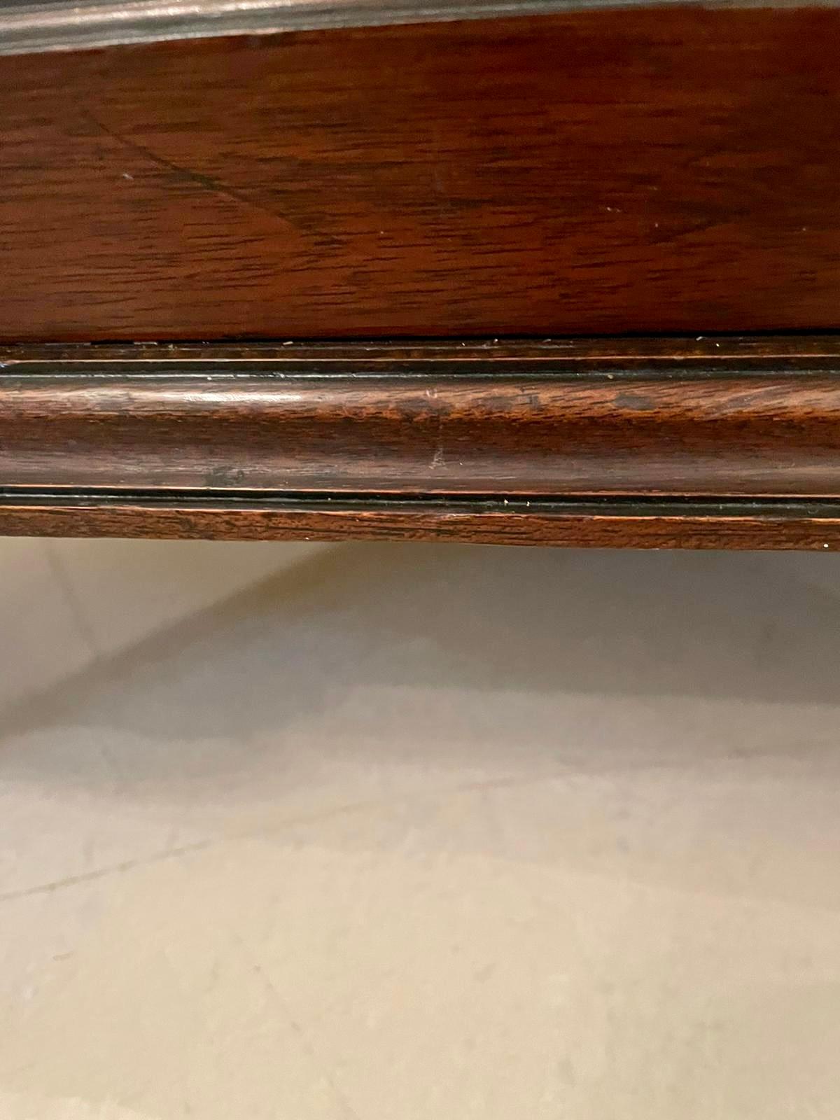 Vitrina esquinera de caoba eduardiana antigua de calidad en venta 2