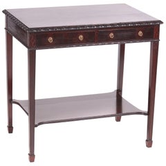 Quality Antique Edwardian Mahogany Freestanding Side Table