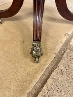 Quality antique Edwardian mahogany side table