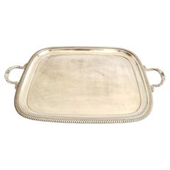 Quality antique Edwardian silver plated tray