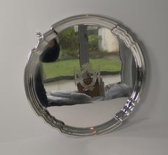 Quality Antique English Silver Plated Salver / Cocktail Tray, circa 1915