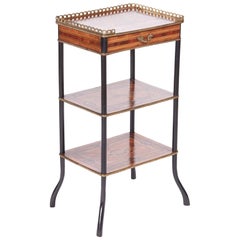 Quality Antique French Marquetry Side or Lamp Table