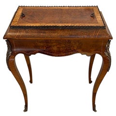 Quality Antique French Walnut Jardinière Table