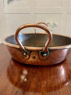 Quality Antique George III Copper Pan