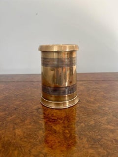 Quality antique George III court tankard