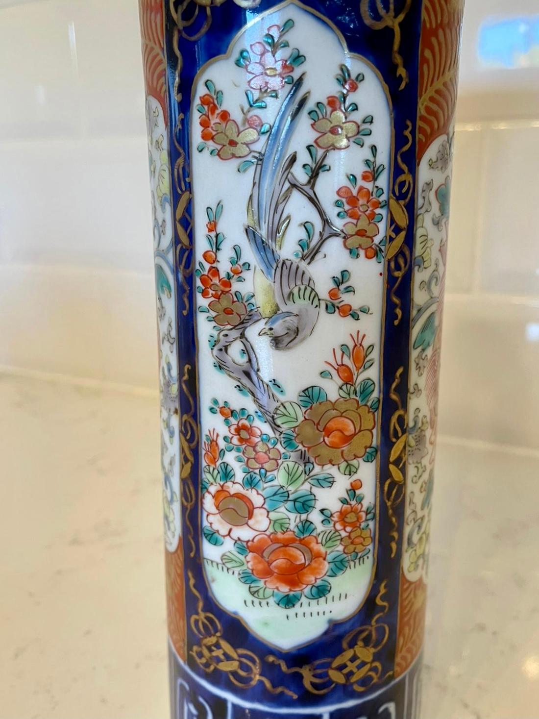 Ceramic Quality Antique Imari Vase For Sale