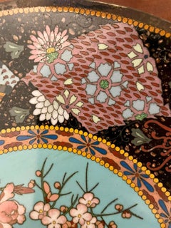 Quality Antique Japanese Cloisonne Plate