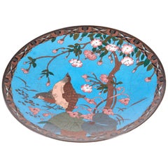 Quality Vintage Japanese Cloisonné Plate