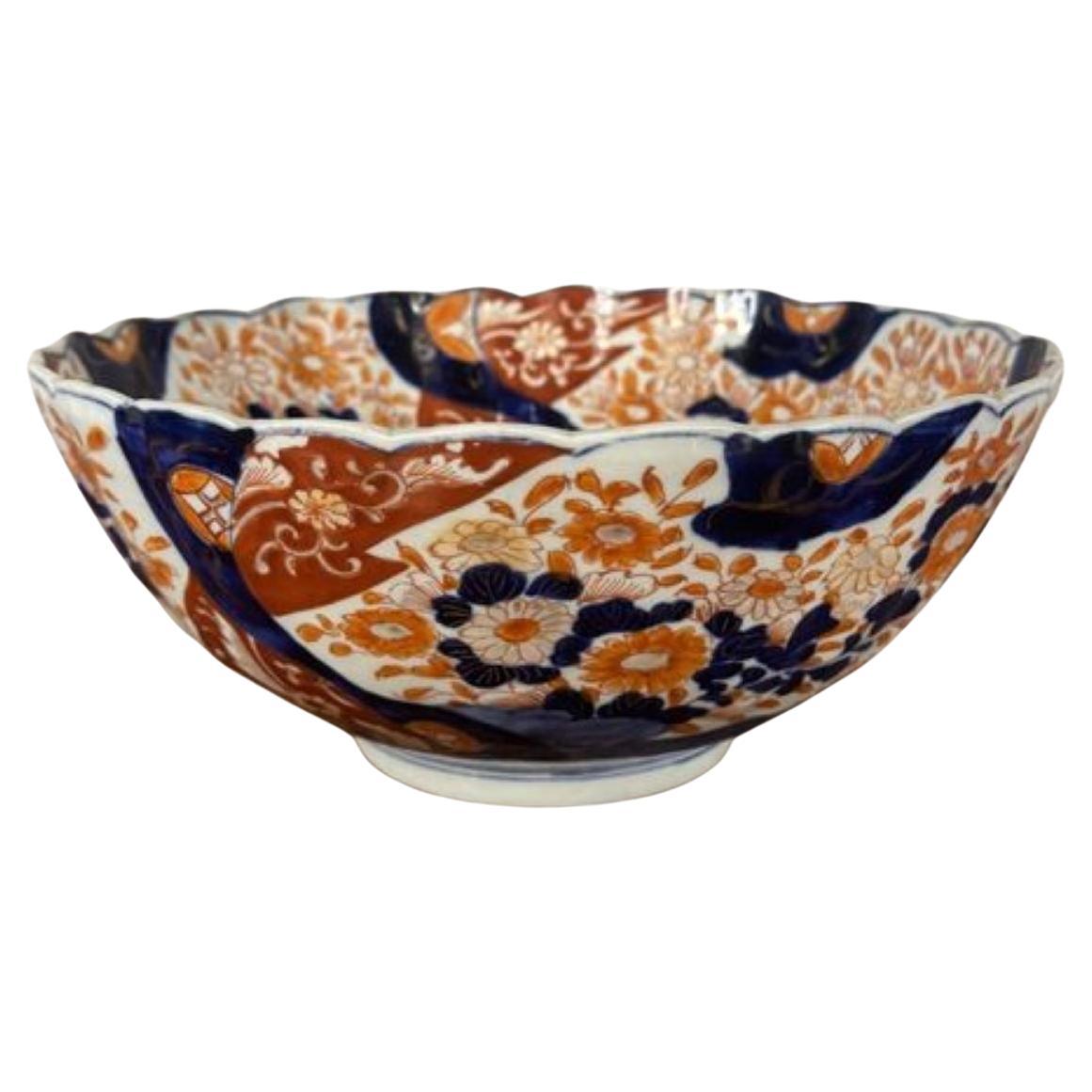 Bol japonais imari ancien de qualité