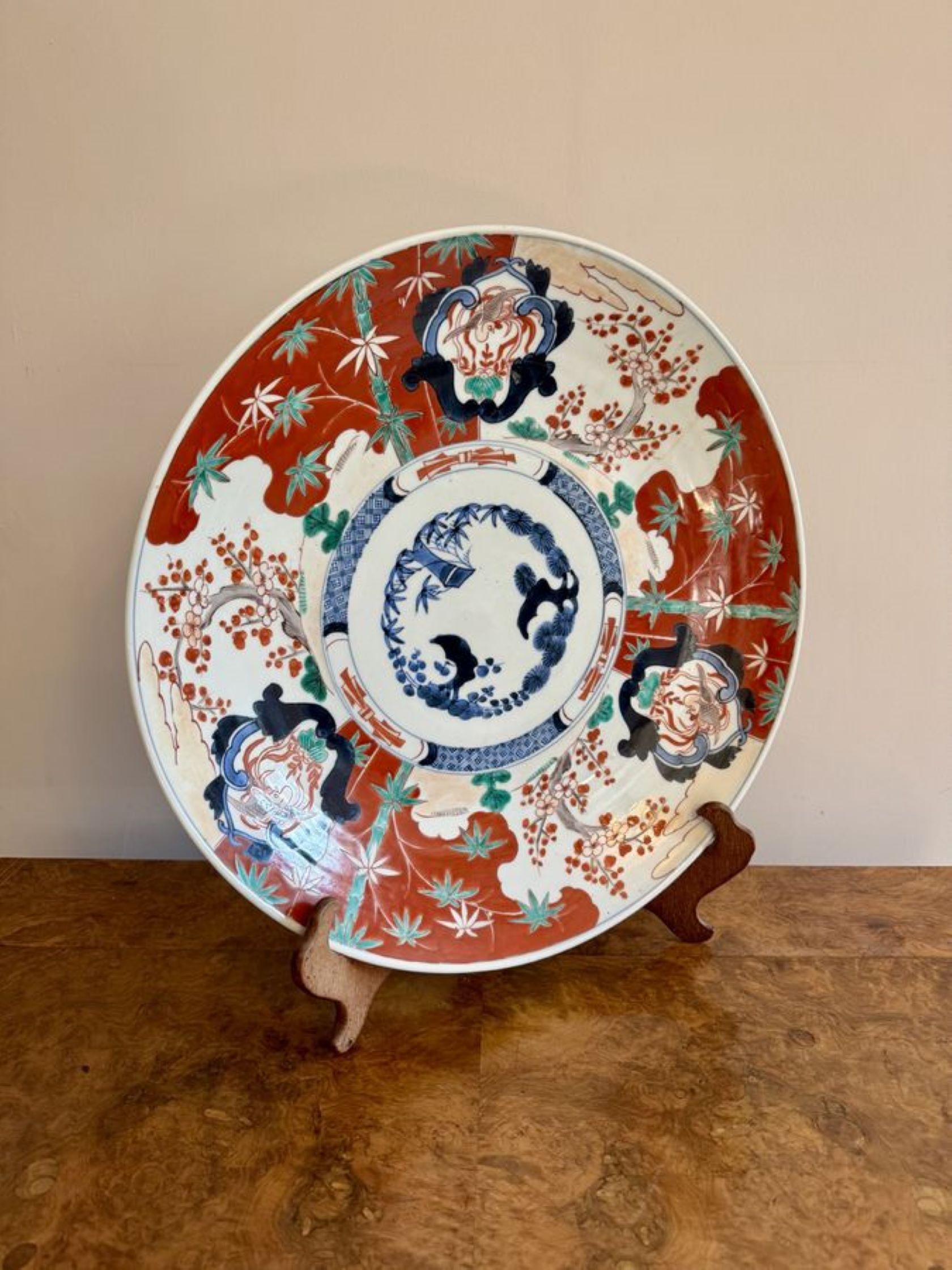 Cargador imari japonés antiguo de calidad Japonés en venta
