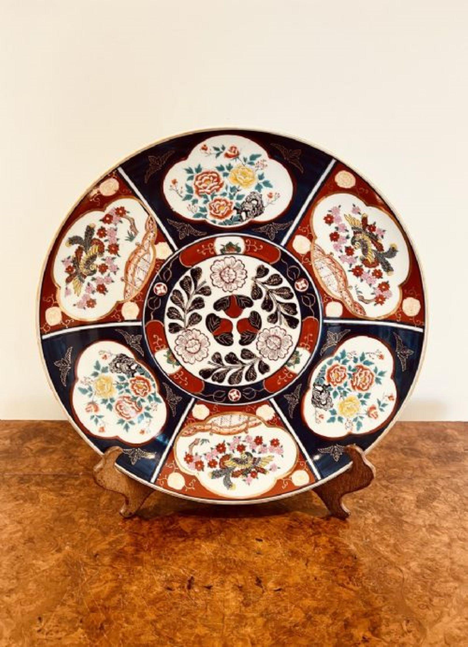 20th Century Quality antique Japanese Imari plate For Sale