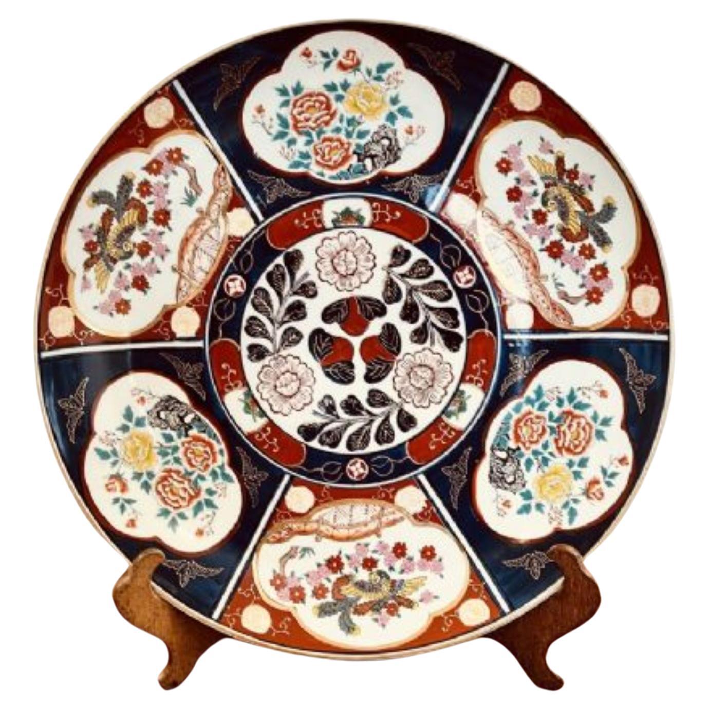 Antiker japanischer Imari-Teller in Qualität im Angebot