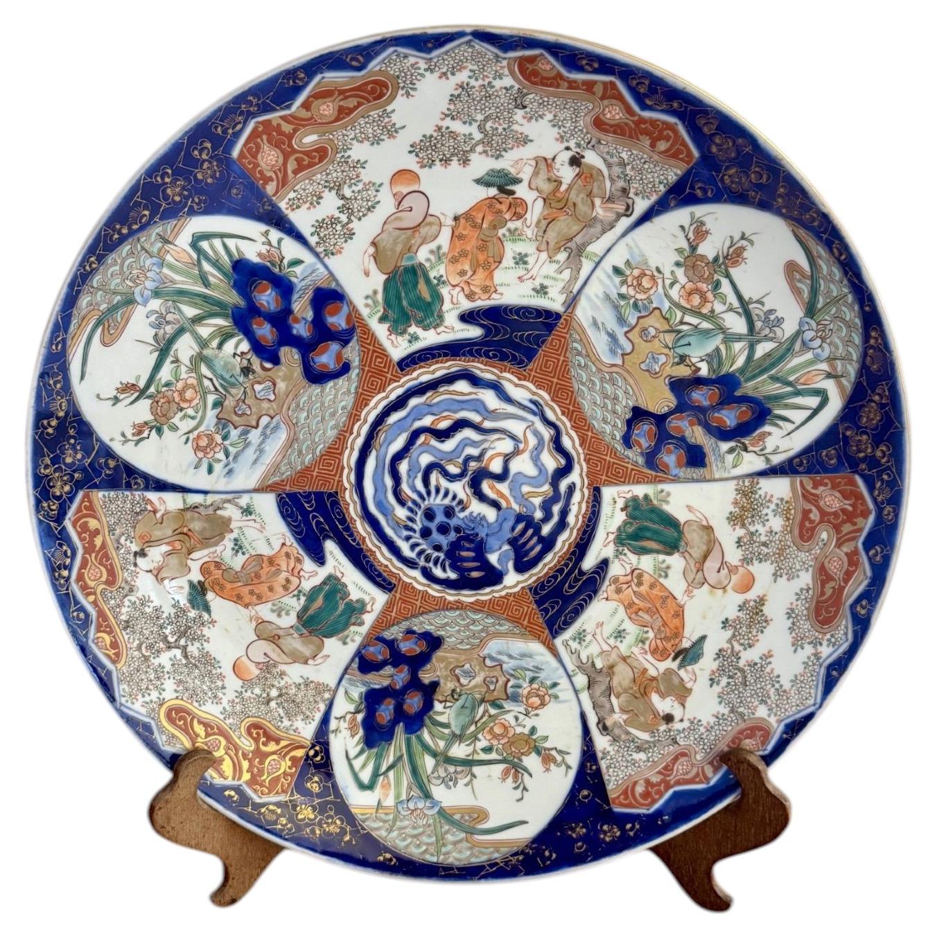 Quality antique Japanese imari charger