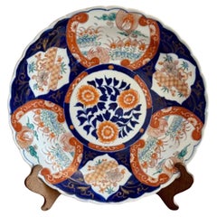 Großer antiker japanischer Imari-Teller in Qualität