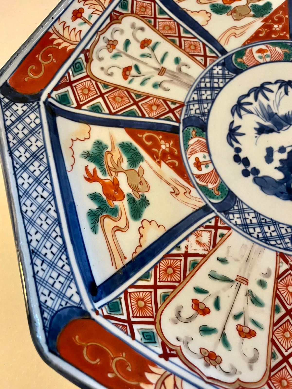Porcelain Quality Antique Japanese Imari Plate
