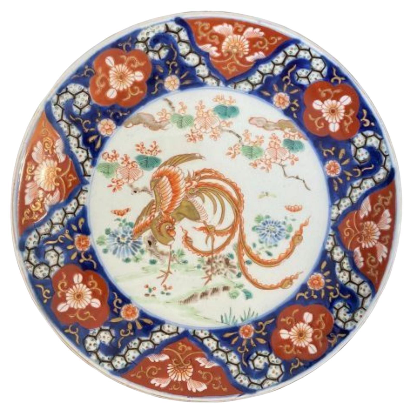 Quality Antique Japanese Imari Plate For Sale