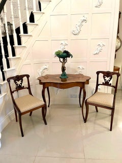 Quality Antique Louis XV French Marquetry Inlaid Center/Side Table