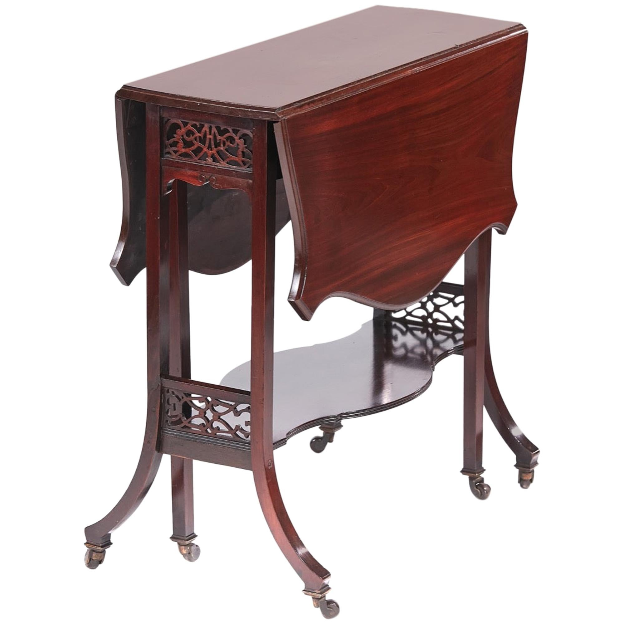 Quality Antique Mahogany Sutherland Table
