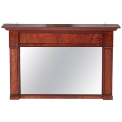 Quality Antique Mahogany Wall Mirror