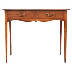 Quality Antique Mahogany Writing Table Early 19th Century Desk Side Dressing