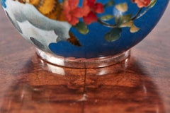 Vase cloisonné chinois miniature antique de qualité