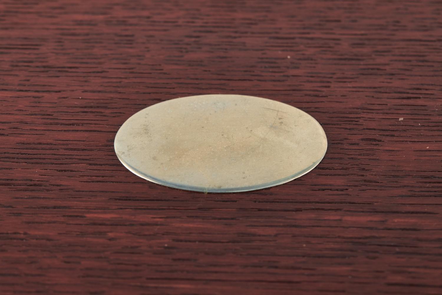 Quality Antique Oak & Silver Plated Oval Tray In Good Condition In Ipswich, GB
