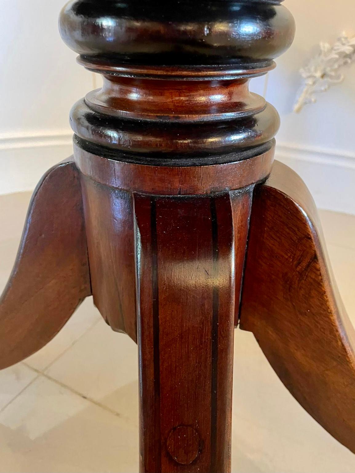 Quality Antique Regency Mahogany Breakfast Table 4