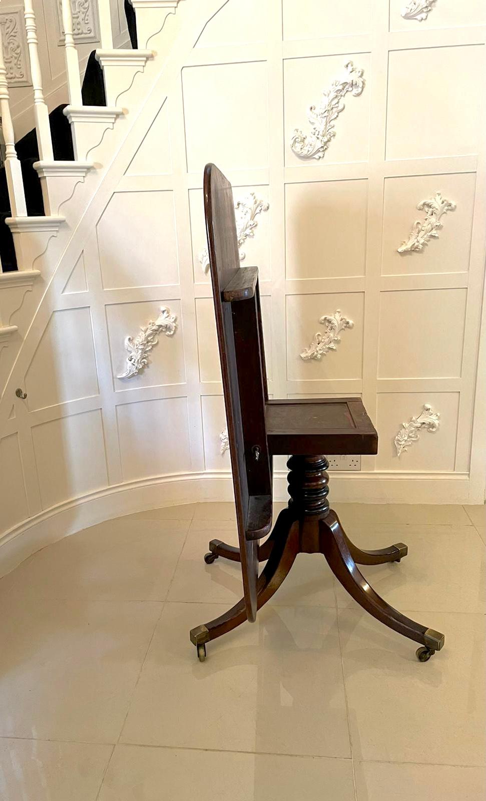Quality Antique Regency Mahogany Breakfast Table 2