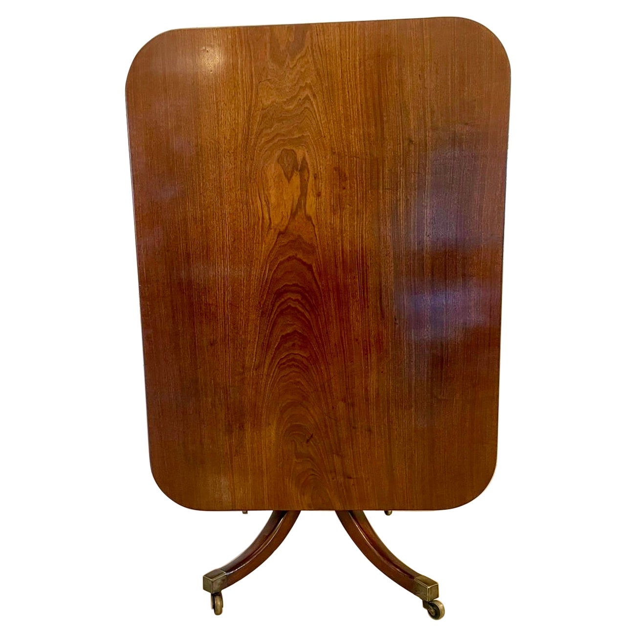 Quality Antique Regency Mahogany Breakfast Table